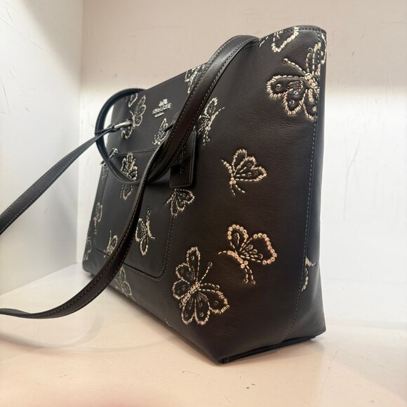 coach Station Tote Bag With Butterfly Print cck87 - Picture 3 of 8